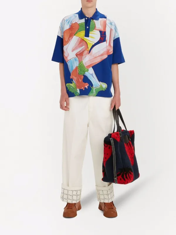 JW Anderson graphic-print Cotton Polo 