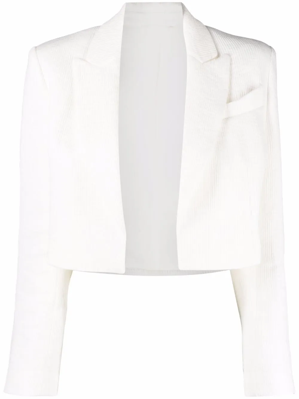 

Brunello Cucinelli blazer tejido corto - Blanco