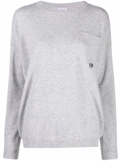 Brunello Cucinelli jersey-knit jumper