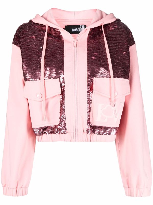 love moschino bomber jacket womens