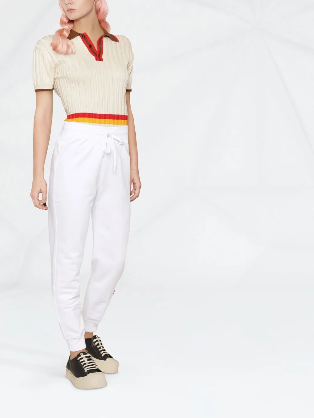 Love Moschino Heart logo-patch cut-out 