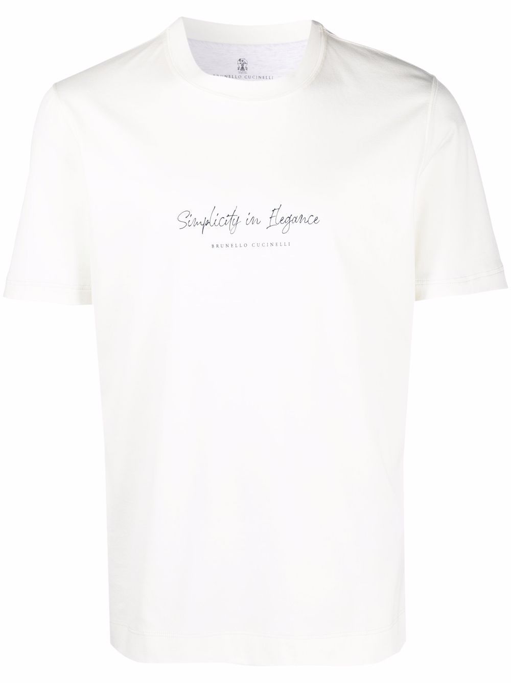 фото Brunello cucinelli футболка с логотипом