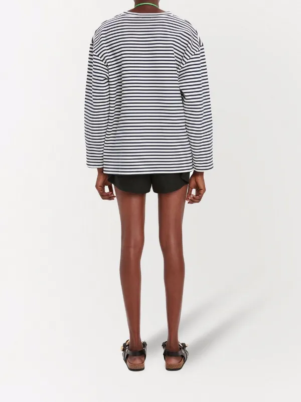 women striped long sleeve