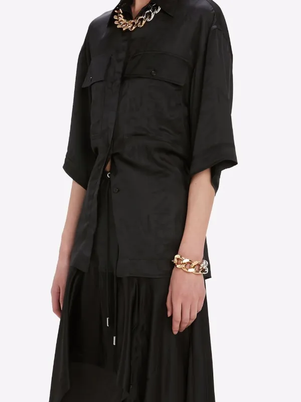 スカート J W ANDERSON LAYERED MIDI SKIRT JW Anderson Layered Asymmetric Midi Skirt | Black | FARFETCH
