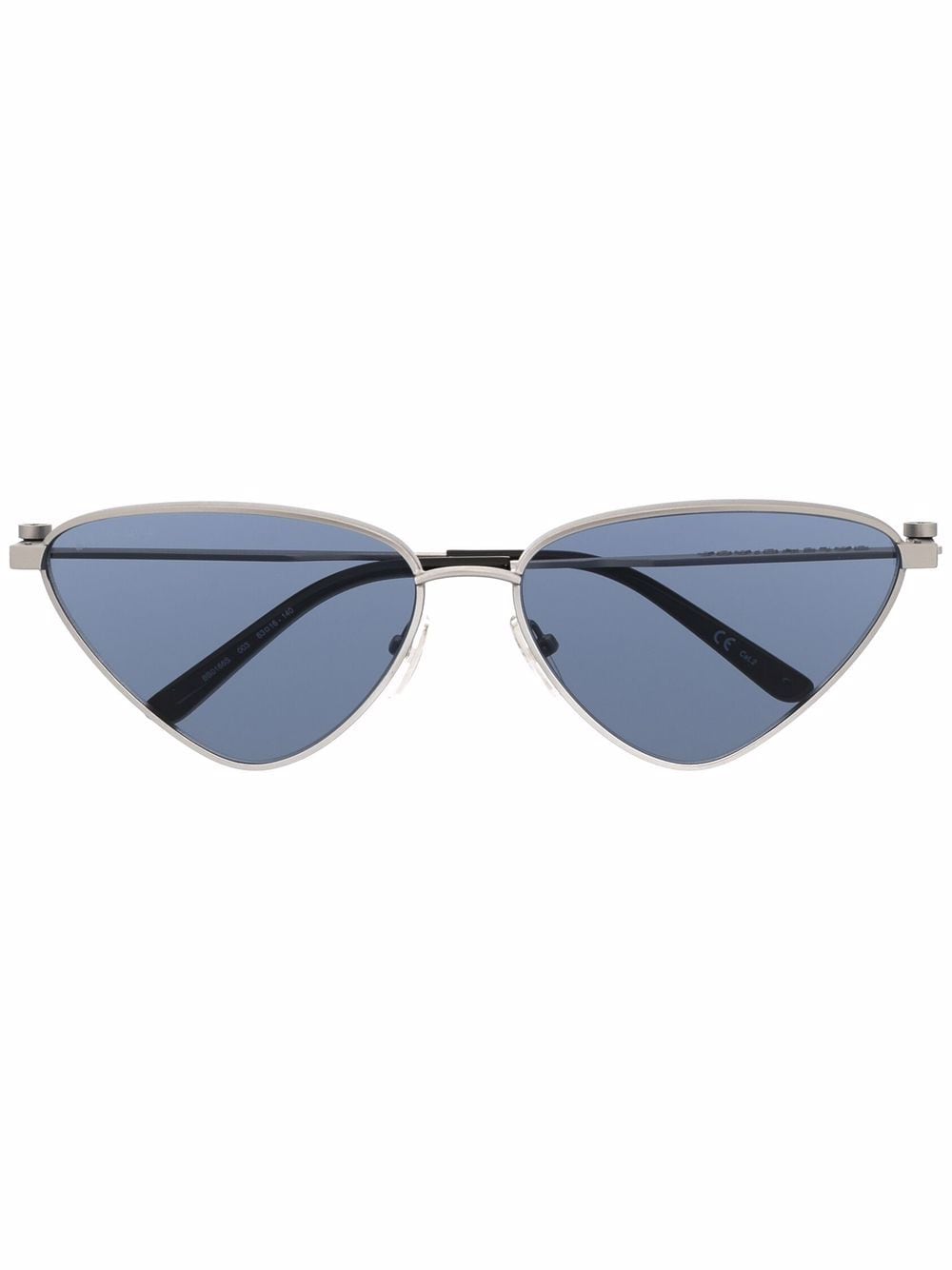 фото Balenciaga eyewear солнцезащитные очки в геометричной оправе