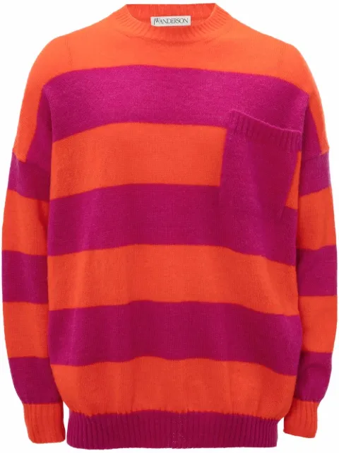 JW Anderson striped crew neck jumper