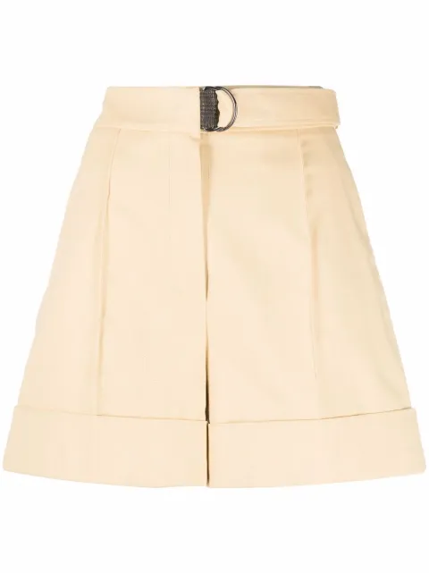 Brunello Cucinelli shorts de vestir con tiro alto