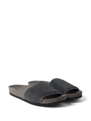 サンダル・ミュール BRUNELLO CUCINELLI Women Sandals MZMIG1390 C6351 Grey BRUNELLO CUCINELLI: Shoes woman - Grey | Brunello Cucinelli