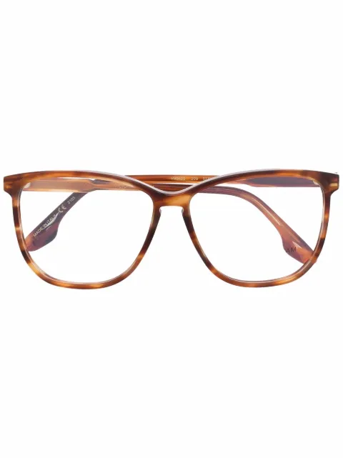 Victoria Beckham Eyewear tortoiseshell-effect square glasses