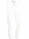 Brunello Cucinelli drawstring-waist joggers - White