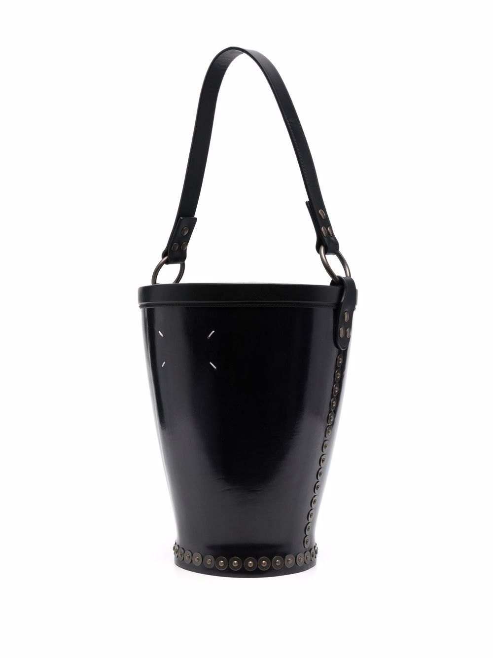 Maison Margiela stud-embellished bucket bag Men