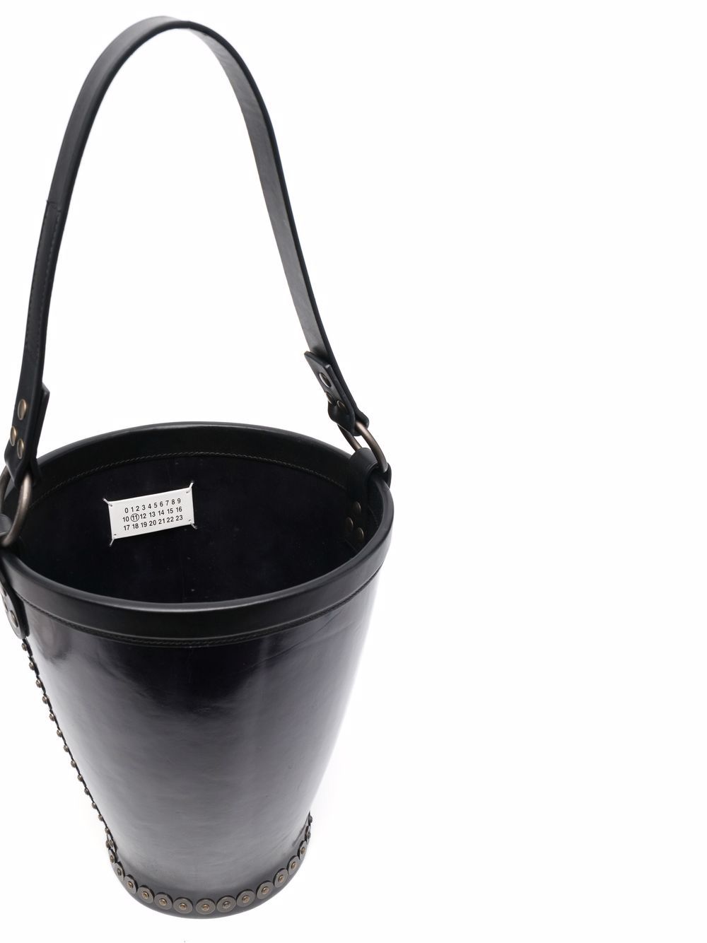 Maison Margiela stud-embellished bucket bag Men