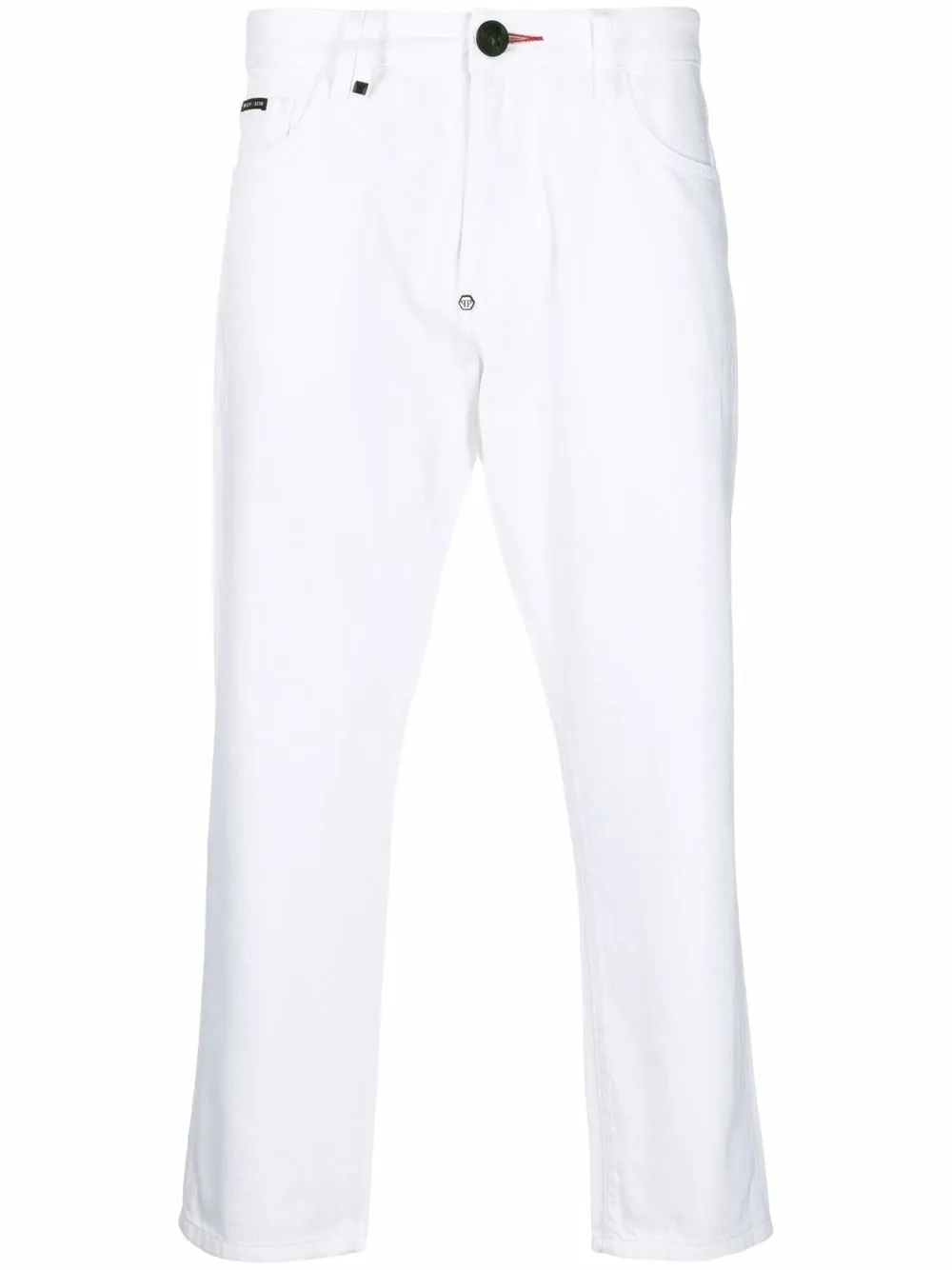 

Philipp Plein jeans Iconic Plein Detroit - Blanco