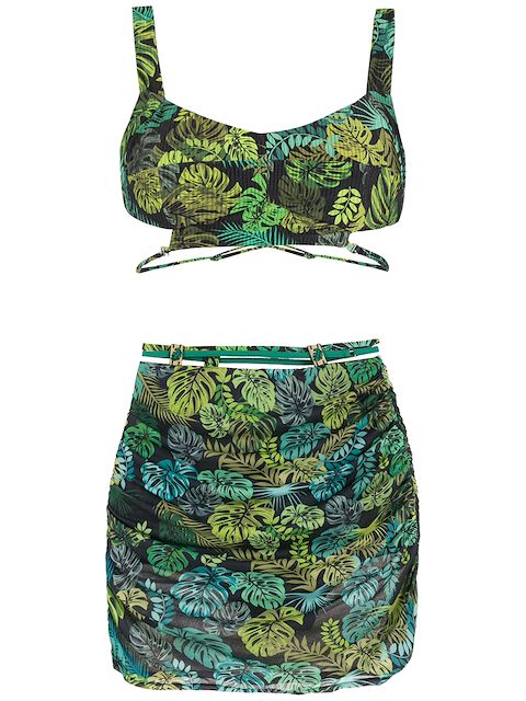 Amir Slama tropical print beach co-ord