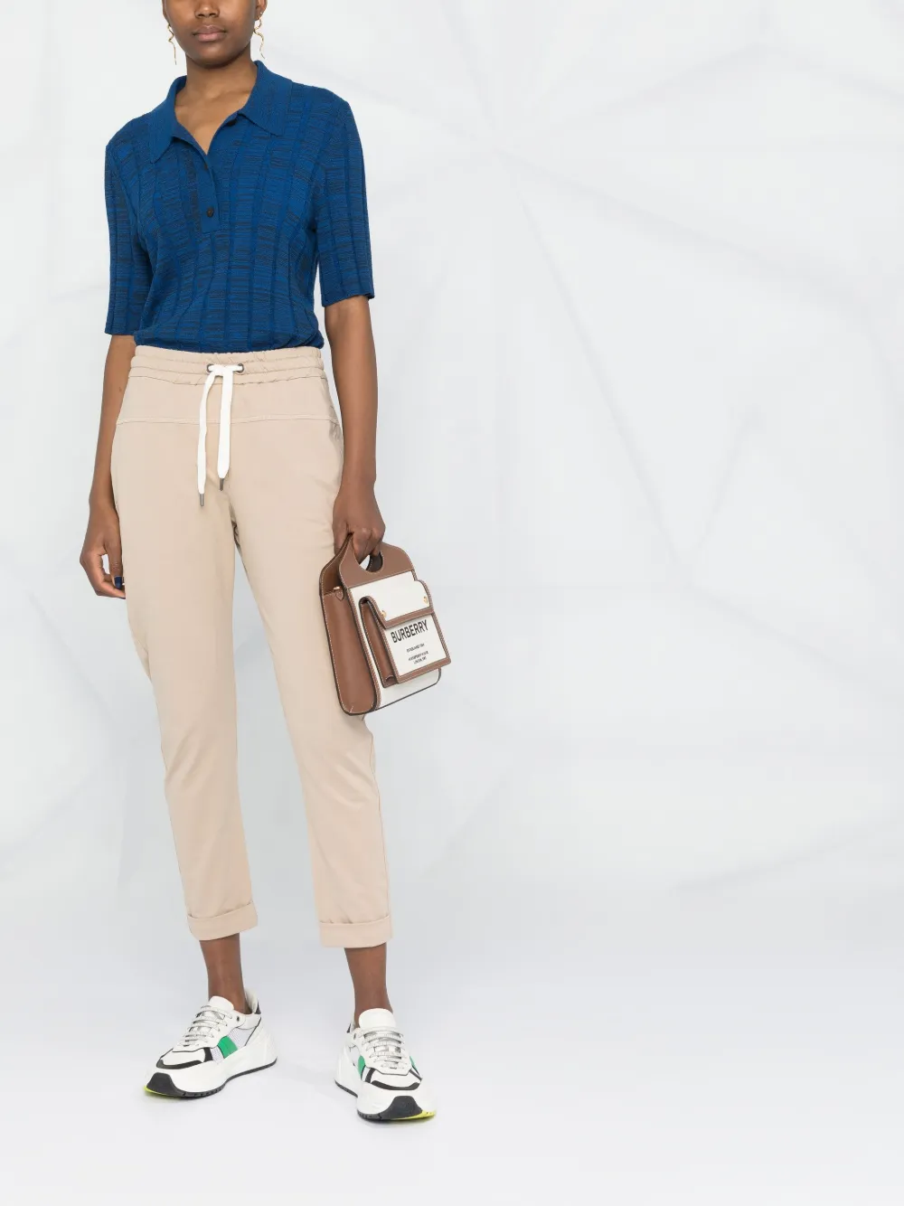 Brunello Cucinelli Joggingbroek met trekkoord - Beige