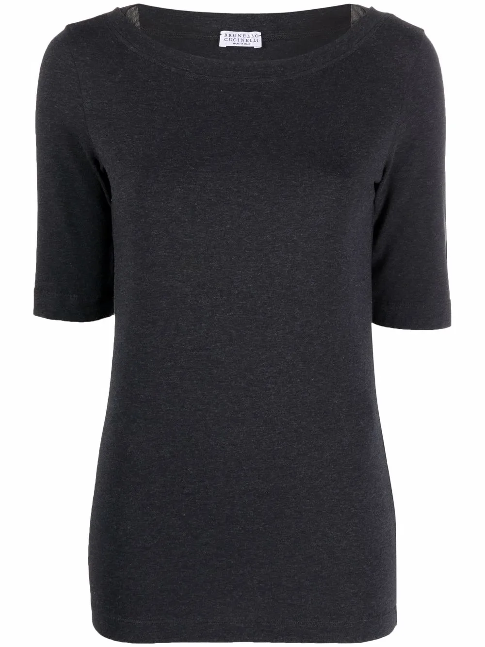 

Brunello Cucinelli blusa con efecto de melange - Negro