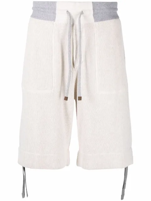 Brunello Cucinelli corduroy-detail bermuda shorts