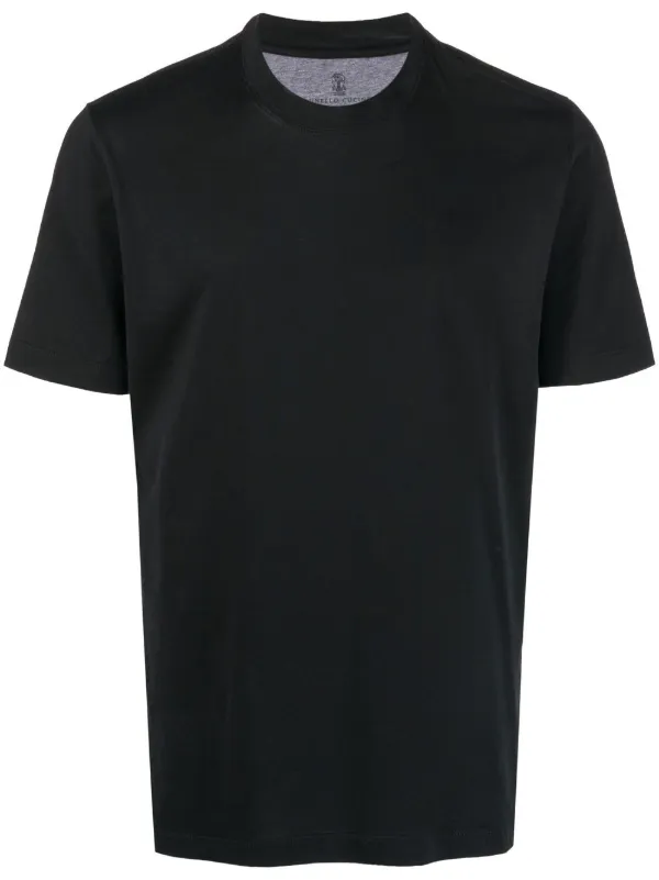 【送料&関税込】Brunello Cucinelli Round Neck T-shirt Crew-neck T-shirt for Man in Off-White | Brunello Cucinelli