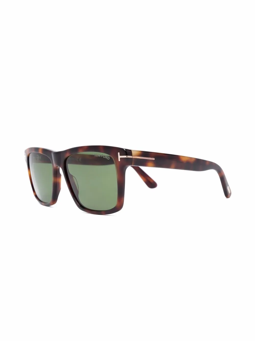 TOM FORD Eyewear Zonnebril met schildpadschild design Bruin
