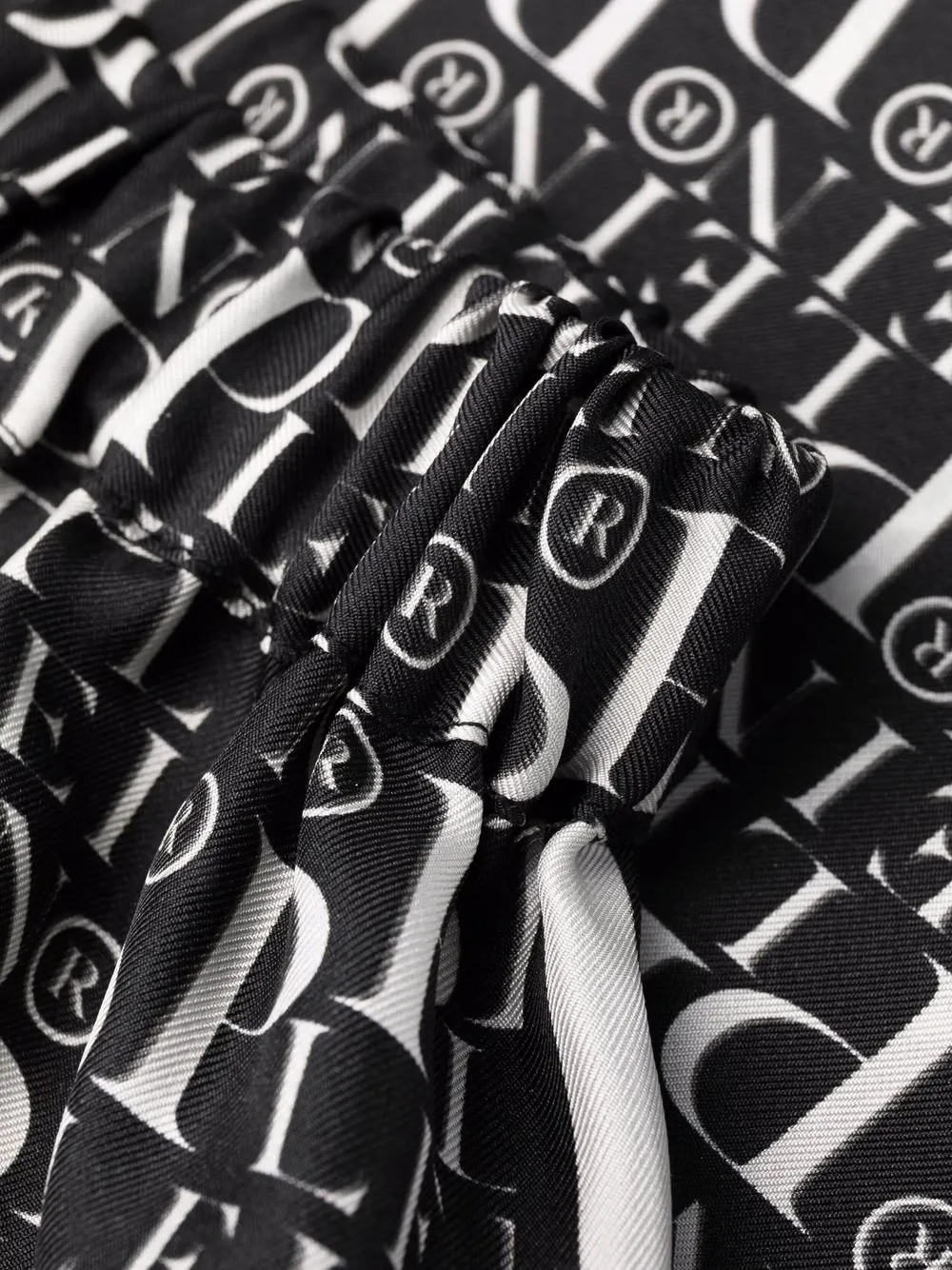 Philipp Plein Pyjama Hose Mit Logo Print   Schwarz 