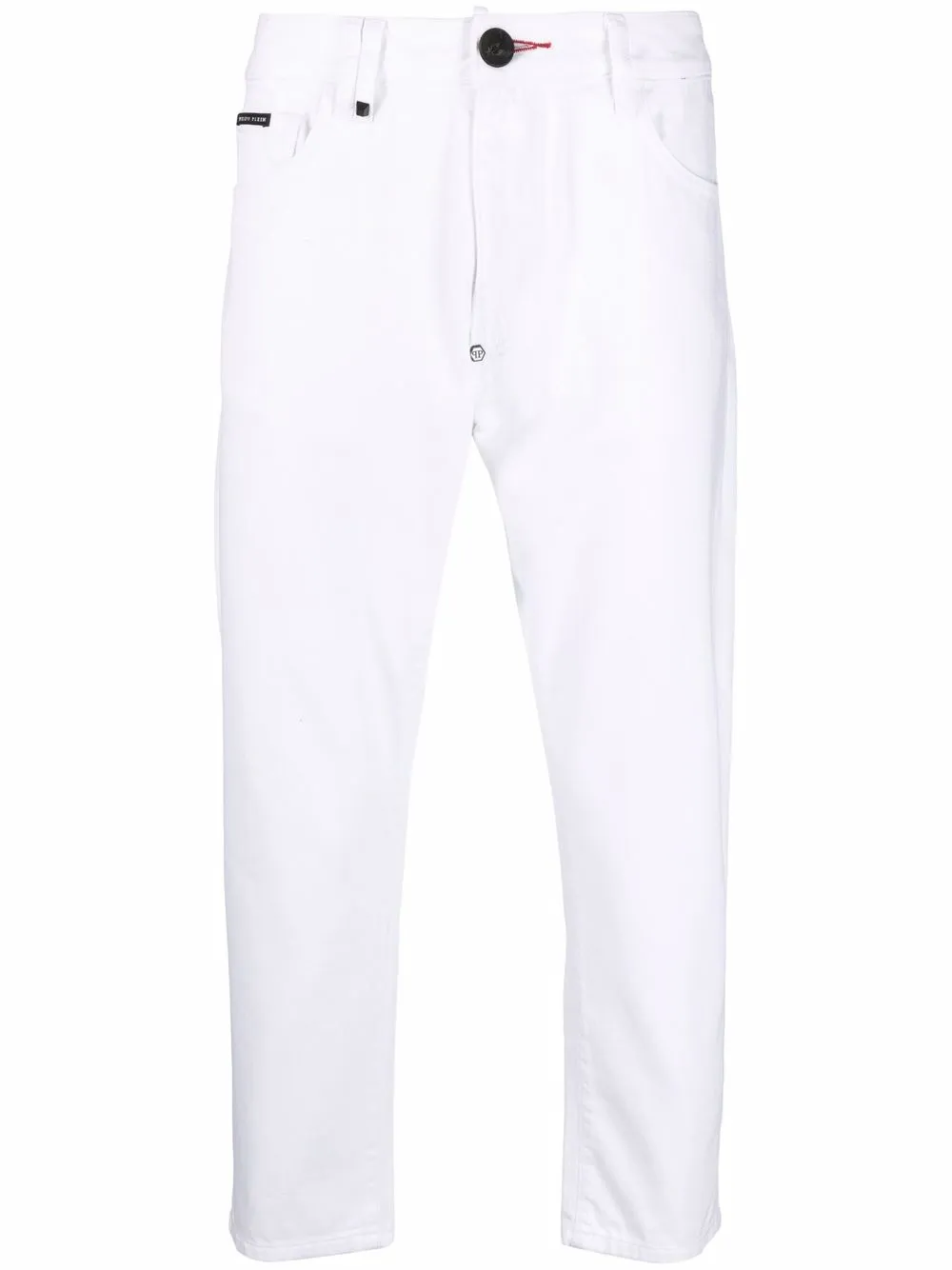 

Philipp Plein Detroit-fit straight-leg jeans - White