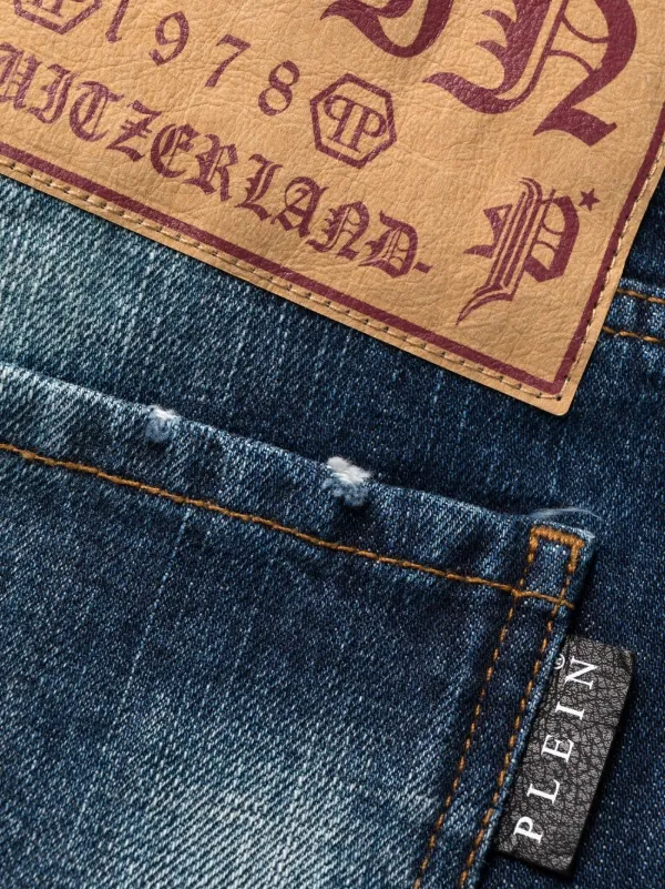 Philipp Plein distressed-effect Denim 