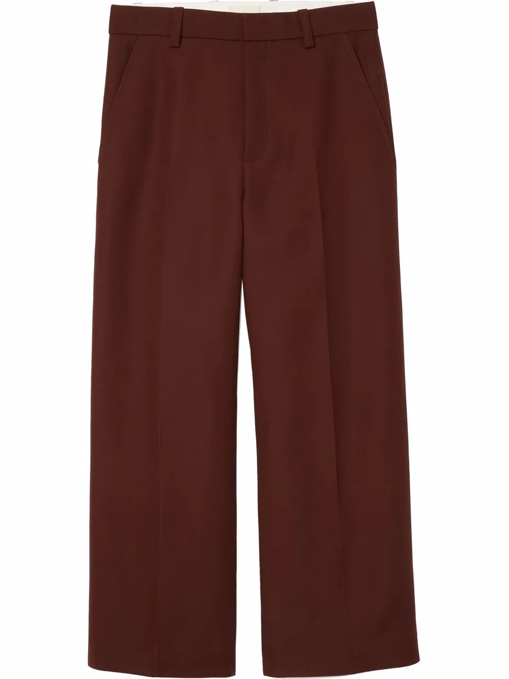 

KHAITE Alexander cropped trousers - Brown