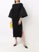 KHAITE Kali puff sleeve dress