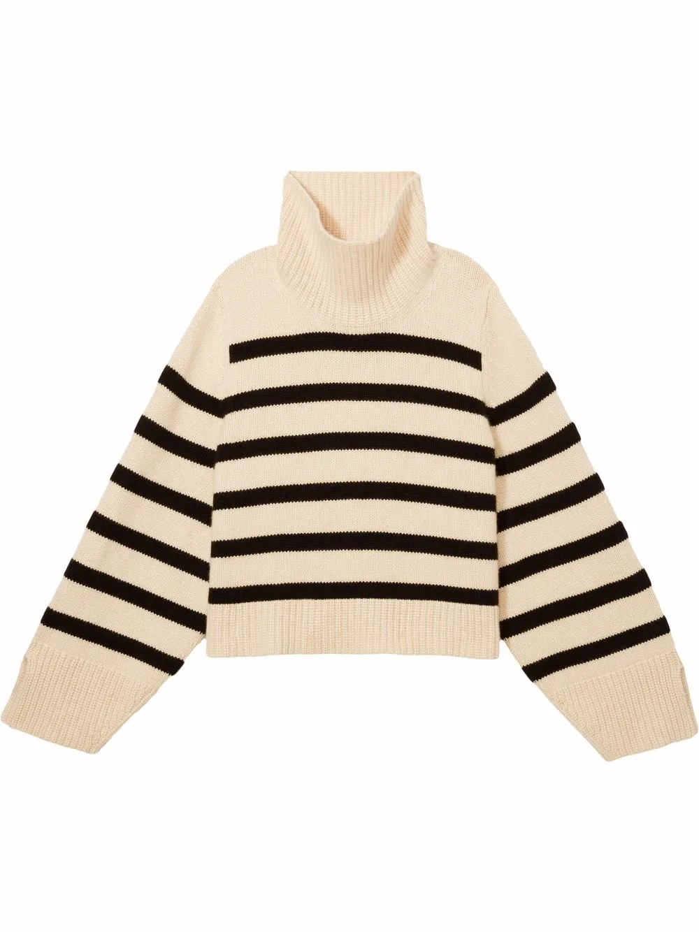 

KHAITE The Marion striped jumper - Neutrals