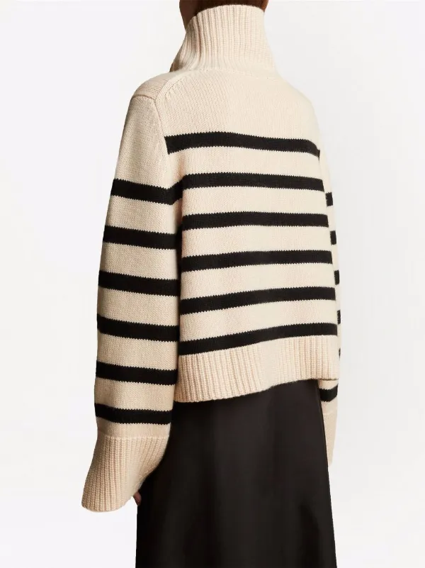 KHAITE The Marion Striped Jumper - Farfetch