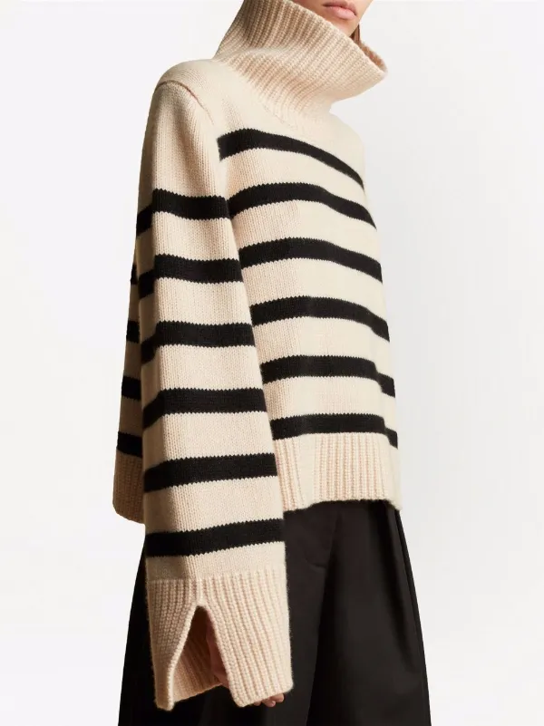 KHAITE The Marion Striped Jumper - Farfetch