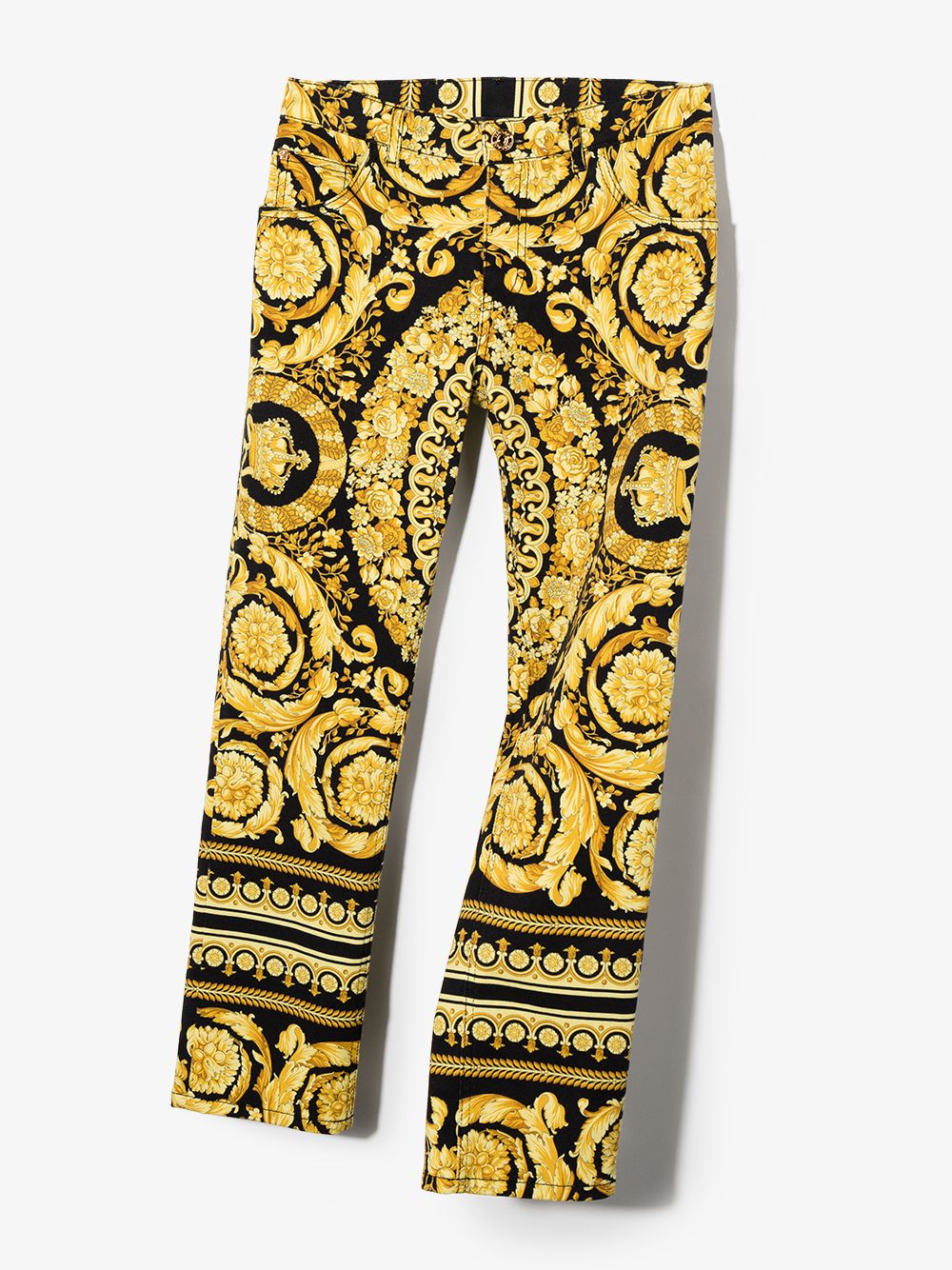 фото Versace kids брюки с принтом baroque
