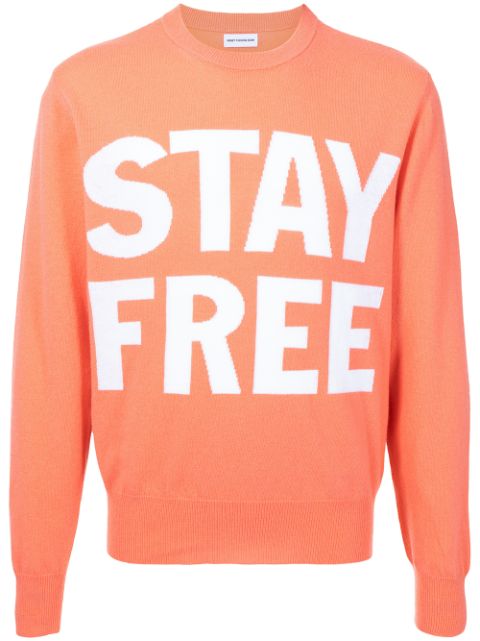 Honey Fucking Dijon Stay Free print sweatshirt