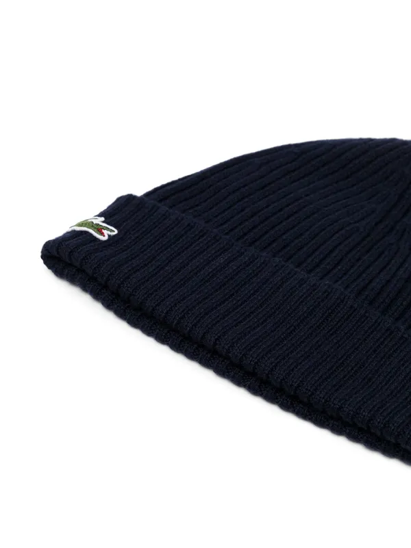 Lacoste logo-patch Beanie - Farfetch