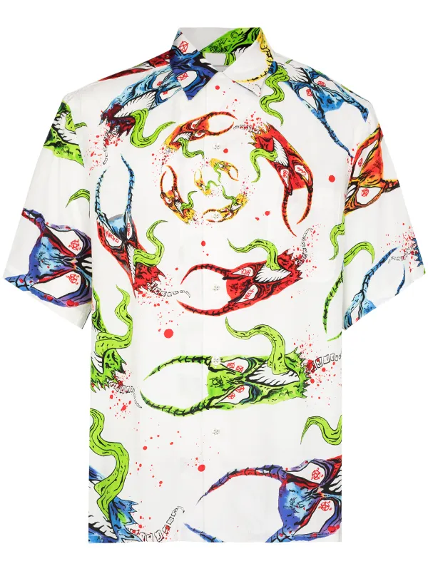 WACKO MARIA x Neckface Type 3 graphic-print Shirt - Farfetch