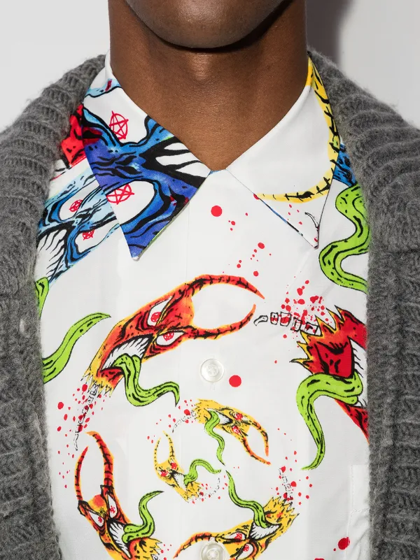 WACKO MARIA x Neckface Type 3 graphic-print Shirt - Farfetch