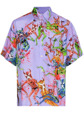 WACKO MARIA x Neckface graphic-print Shirt - Farfetch