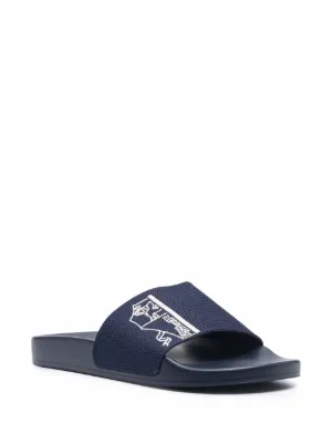 mens slides blue