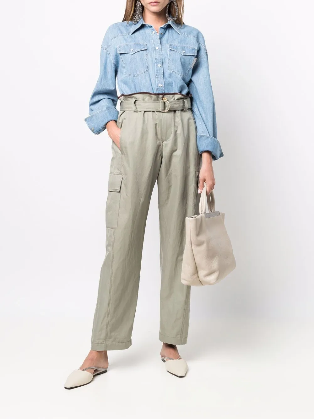 Brunello Cucinelli Denim blouse - Blauw