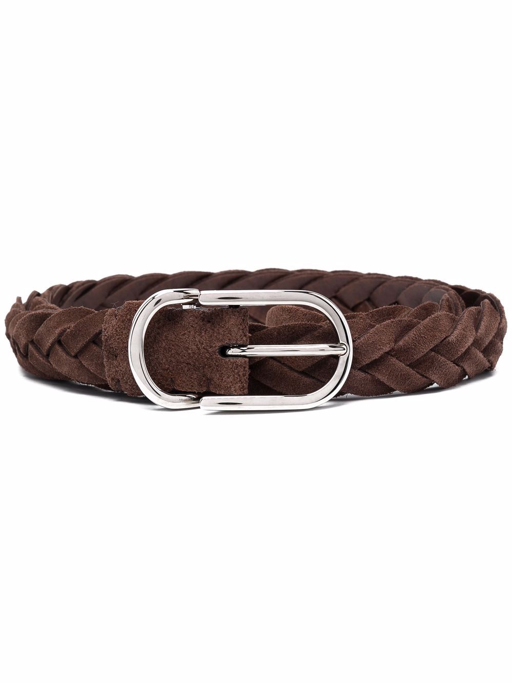 

Brunello Cucinelli braided-leather belt - Brown