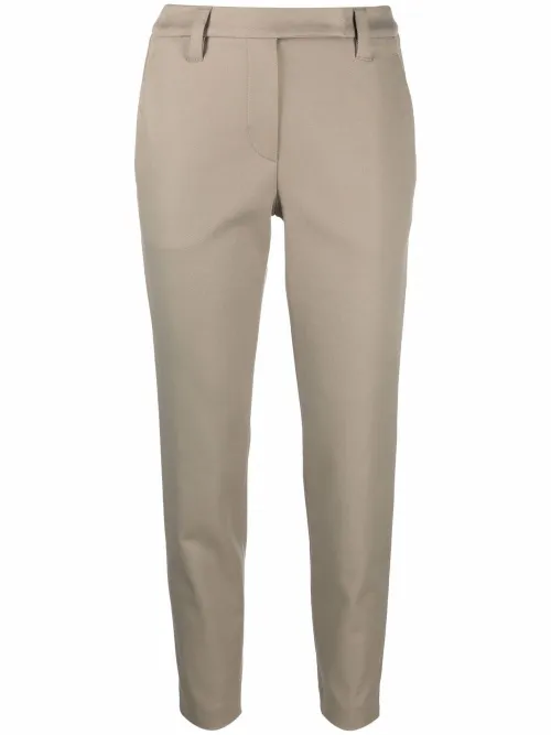 Pantalon court à taille élastiquée - Brunello Cucinelli - Modalova