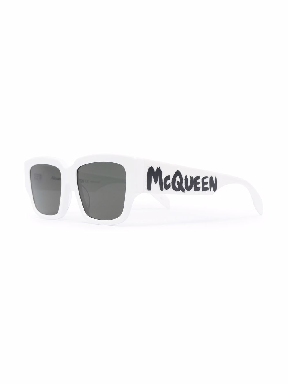 фото Alexander mcqueen eyewear солнцезащитные очки с логотипом graffiti