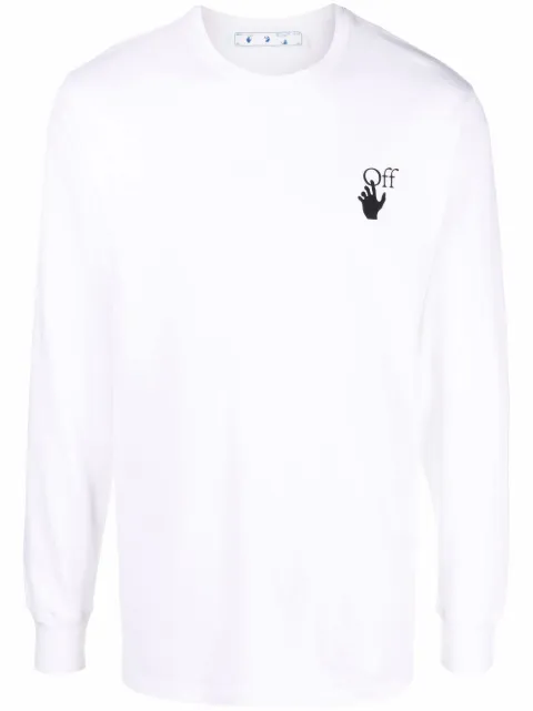 Off-White gradient Arrows-motif longsleeved T-shirt