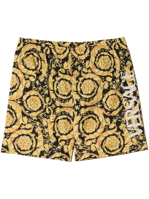 Young Versace شورت سباحة بطبعة 'باروكو'