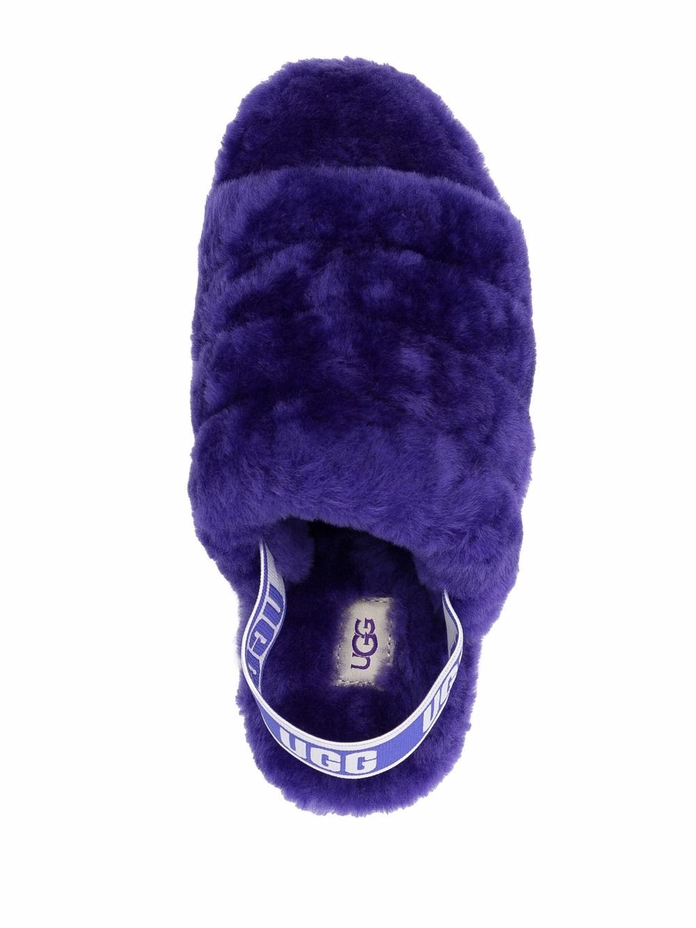 фото Ugg сандалии fluff yeah с ремешком на пятке