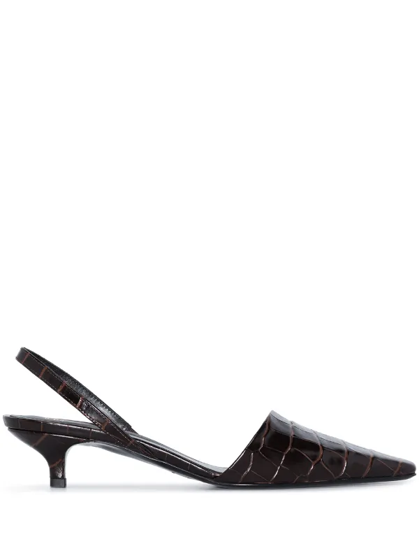 Shop Totême 35mm slingback pumps with 