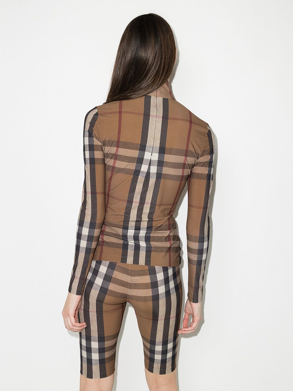 фото Burberry топ в клетку vintage check