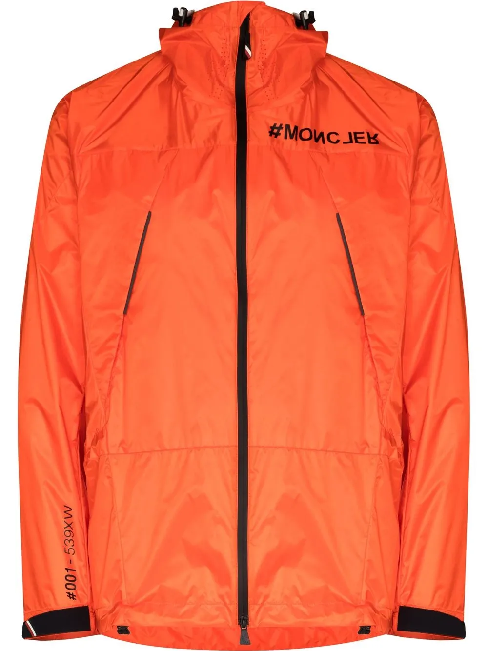 

Moncler Grenoble chamarra Mezenc con capucha - Naranja