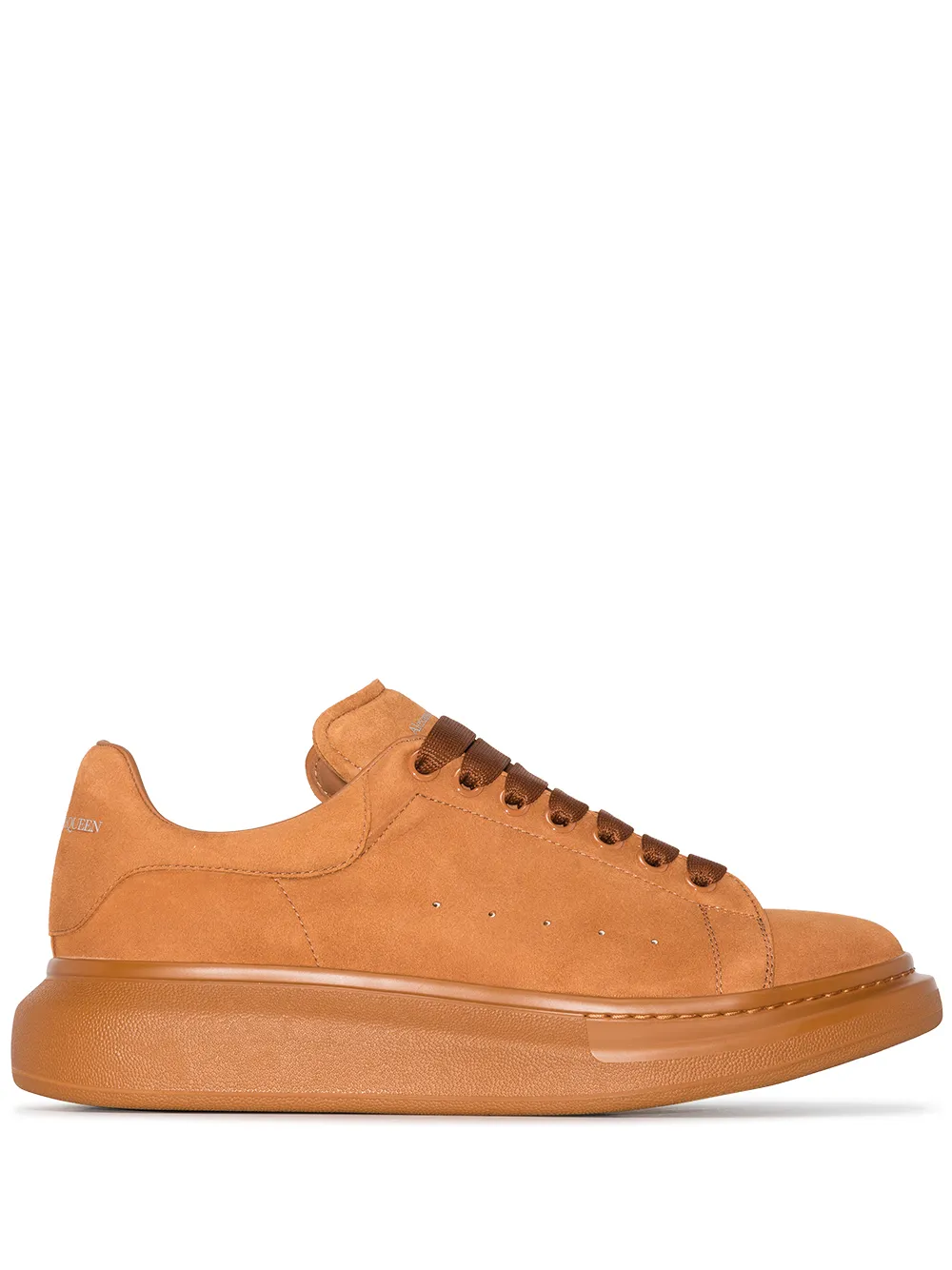 

Alexander McQueen tenis bajos oversize - Marrón