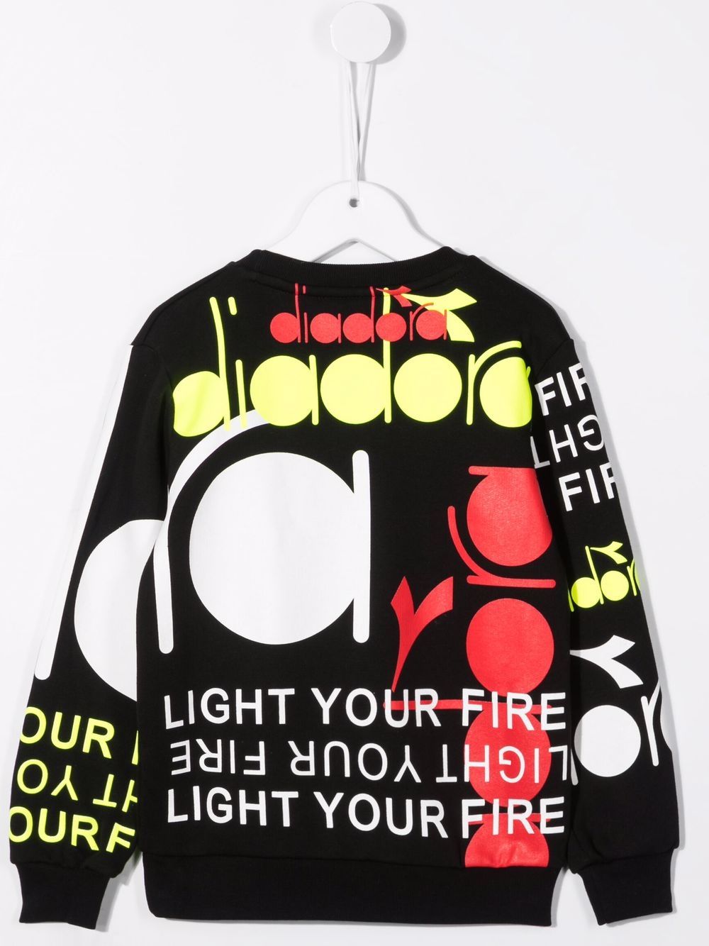 фото Diadora junior all-over logo print sweatshirt